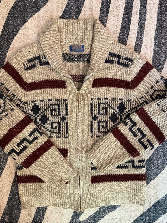 Pendleton Other - Vtg 70s Pendleton High Grade Western Wear Wool Cowichan Lebowski Dude Sweater M